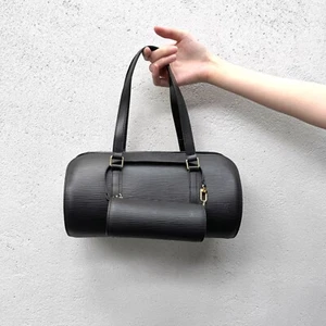 Auténtico Bolso de Hombro LOUIS VUITTON Epi PVC Viene con Bolsa Negro De Colección M5222A - Imagen 1 de 16