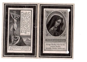 18912- Sterbebild Gedenken Baronin Magitta v.d. Decken 1924 - Bild 1 von 2