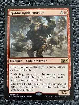 Goblin Rabblemaster LP Magic 2015 MTG Magic The Gathering - Image 1 of 2