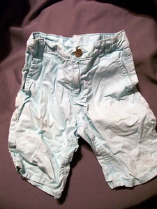 CRAZY 8 VERY LIGHT BLUE SIZE 6 PRE-OWNED 100% COTTON SHORTS - Picture 1 of 4