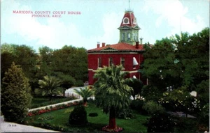 Maricopa County Court House Phoenix AZ Benham Indiana Trading Pub postcard P21 - Picture 1 of 2