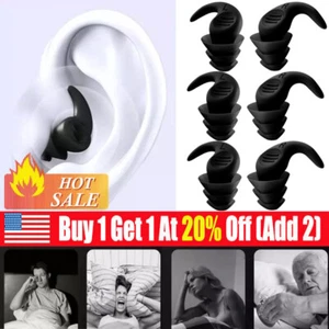 3Pairs Sleeping Earplugs Comfortable Ear Plugs Noise Cancelling With Storage Box - Picture 1 of 11