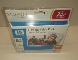 HP Vivera HP 95 Series Photo Value Pack - 200 Photos 4x6 w/2 Inks **OPEN BOX** - Picture 1 of 9