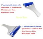 Anti Static Dust Removal Tool Silica Sticky Dust Roller Aluminum Plate Handle