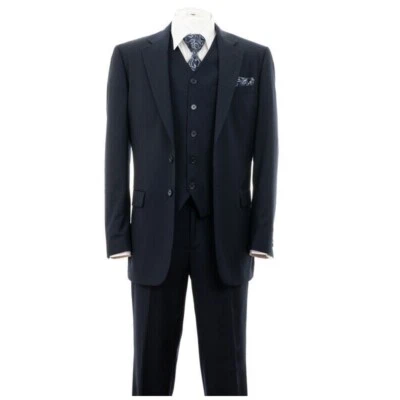 Men's 3 Piece Luxurious Slim Fit Fashion Suit With Vest&Pants  2 Button - Image 1 of 4