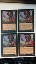 Magic The Gathering. X4 Nekrataal Playset. Visions. NM/MINT. Never Played.