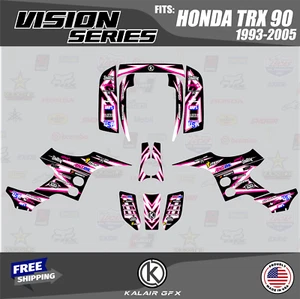Graphics Kit for HONDA TRX90 TRX 90 16 MIL (1993-2005) Vizion -pink - Picture 1 of 6