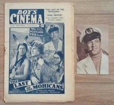 BOYS CINEMA MAGAZINE #885 WITH FREE GIFT GARY COOPER POSTCARD 28th NOV 1936 