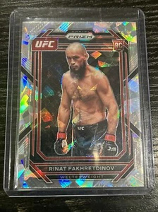 Rinat Fakhretdinov Cracked Ice Rookie Card 💎 2023 Panini UFC Prizm #116 RC 🔥 - Picture 1 of 4