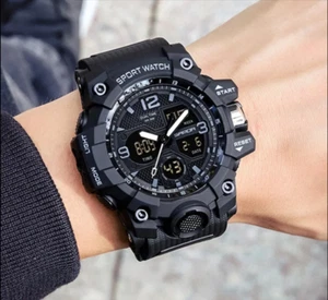 Reloj de pulsera SMAEL para hombre deportivo militar analógico de cuarzo digital resistente al agua - Imagen 1 de 26