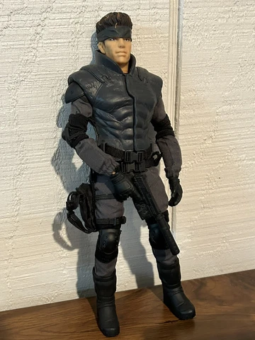 KONAMI Doll Collection Metal Gear Solid 1/6 scale Figure 12" Solid Snake Cover