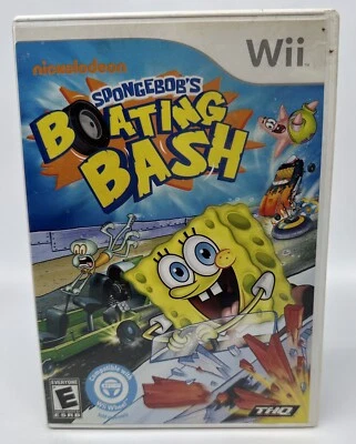 Nickelodeon Spongebob's Boating Bash (Nintendo Wii, 2010) Pre-owned w/ Manual - Image 1 of 3