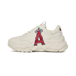 MLB Big Ball Chunky A LA Angels Shoes LA Logo Baseball Sneakers Ivory US 5-11 - Picture 1 of 6