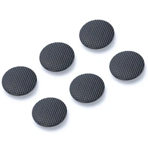 6x Analog Joystick Stick Replacement Cap Cover Button Sony PSP 1000 1003 Black - Picture 1 of 1