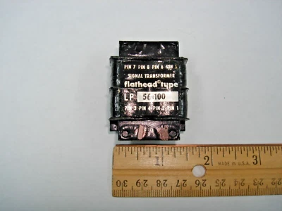 56VCT 100mA Transformer  28V 200mA Signal Brand LP56-100 PC Mount - Image 1 of 4