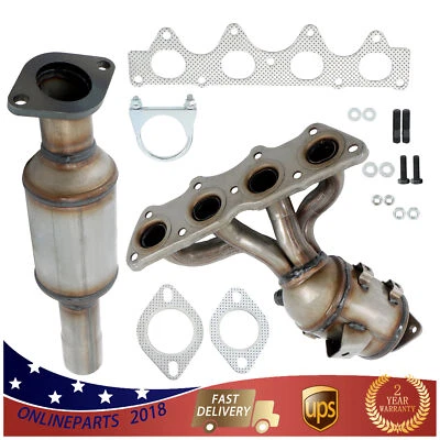 Manifold and Rear Catalytic Converter Both w/ Gasket For Kia Soul 1.6L 2012-2019 - Image 1 of 4
