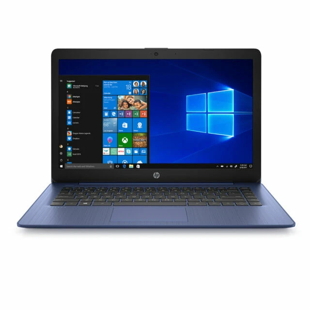 HP Stream 14-cb116ds 14 inch (64GB, Intel Celeron N, 1.10GHz, 4GB) Notebook/Laptop - Royal Blue - 7MC86UA