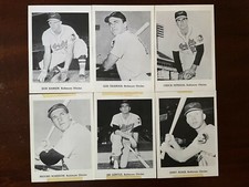 1962  JAY PUBLISHING  BALTIMORE ORIOLES  SET OF 12 VINTAGE B&W PHOTOS