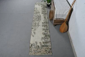 Alfombra turca, alfombras orientales, alfombras de dormitorio, alfombras de colección, alfombra de corredor de 2x9,6 pies - Imagen 1 de 10