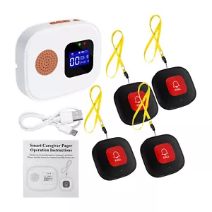 WiFi Wireless Caregiver Pager Ruftasten für ältere Krankenschwester Überwachung V9V5 - Bild 1 von 11