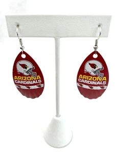NFL Arizona Cardinals Damen Vintage Teardrop Spinner Haken Ohrringe - Bild 1 von 1