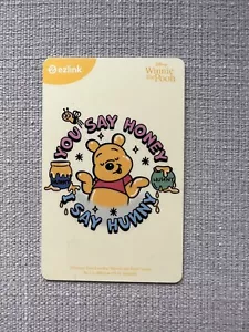 Ezlink Winnie Puh Buskarte Singapur Fahrkarte EZ-Link Edition 2024 Winnie Pooh - Bild 1 von 2