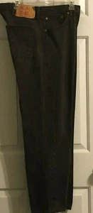 Men Levi's 501 XX Black Size W40 L32 Straight Fit Buttoned Fly Jeans Red Patch - Picture 1 of 11