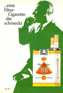 3w7068/ Alte Reklame von 1959 – Haus Bergmann – HB Kronenfilter - Picture 1 of 1