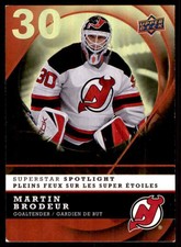 2008-09 Mcdonald's Upper Deck Superstar Spotlight Martin Brodeur #IS14