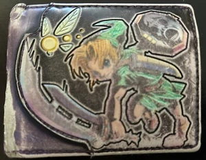 HEAVILY WORN / USED Legend of Zelda Majora's Mask Bi-Fold Wallet - SEE PICTURES - Picture 1 of 4