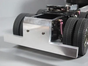 Aluminum Rear T-Bar Style Bumper Mount Tamiya 1/14 King Grand Hauler Globeliner - Picture 1 of 16