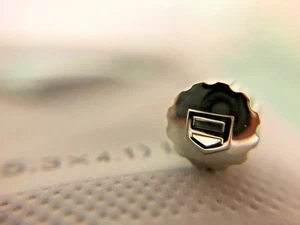 TAG HEUER STEEL FACTORY STEEL CROWN 5.3X 4.1MM TAP 10 STOCK 40 WAF1112 WAF2114 - Picture 1 of 3