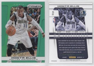 2013-14 Panini Prizm Retail Green Prizm Monta Ellis #11