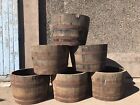 Great Rustic Condition Whisky Barrels Cut In Half