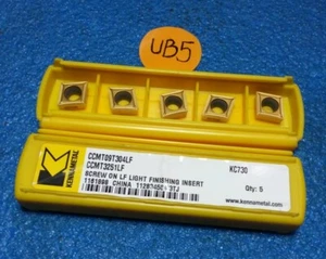 INSERTOS DE CARBURO KENNAMETAL CCMT09T304LF CCMT3251LF KC730 5 PIEZAS - Imagen 1 de 1