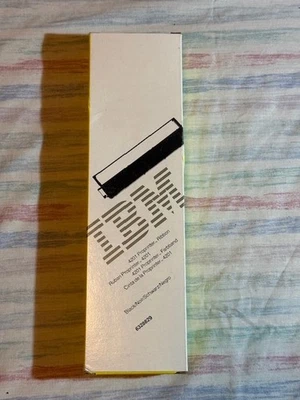 Cinta de impresora matriz de puntos IBM Proprinter 4201 P/N 6328829 negra - nueva en caja Foto 1 de 4