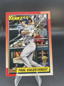 2025 Topps Series 2 PAUL GOLDSCHMIDT 1990Throwback #90B2-46 YANKEES - Picture 1 of 5