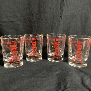 Vintage Grand Macnish Scotch 2 1/2 oz Schnapsglas 4er Set - Bild 1 von 8
