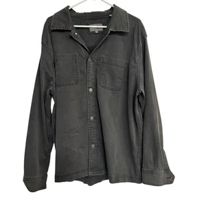 CHAQUETA DE TRABAJO DENIM PIZARRA Y PIEDRA MEZCLA DE ALGODÓN NEGRA LAVADA TALLA XL Suave para hombre’s - Imagen 1 de 5