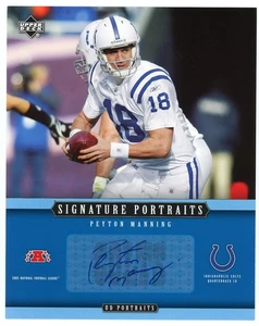 PEYTON MANNING 2005 Upper Deck PORTRAITS FOOTBALL Autograph AUTO (8 x 10) PHOTO - Picture 1 of 2
