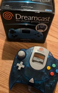 Sega Dreamcast OEM Blue Controller With Box Excellent Condition - Picture 1 of 5