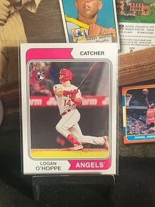 2023 Topps Heritage Error Variation Logan O'Hoppe #318 Los Angeles Angels 🔥 - Picture 1 of 10