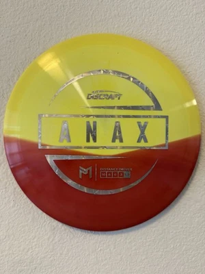 Dip Dyed Yellow Red Discraft Paul McBeth ESP Anax 172g - Image 1 of 2
