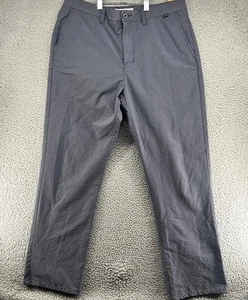 Travis Mathew Pants Mens 34 Gray Golf Stretch Lightweight Nylon Spandex Casual - Picture 1 of 11