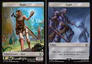 1x - HERO \\ COPY TOKEN (02/01) - Final Fantasy - NM MTG - Picture 1 of 1