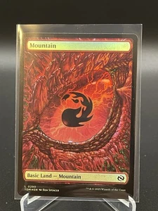 Mountain MTG Card - Dragon’s Eye Land - Foil - Tarkir Dragonstorm 290 - Picture 1 of 2