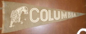 1950's Columbia Lions Ivy League 27 1/2-Inch Football Pennant - Picture 1 of 3