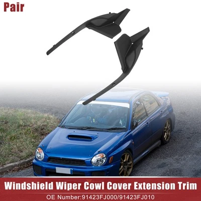 1 par de paneles de cubierta de cubierta de limpiaparabrisas delantero para Subaru Impreza 2012-2016 Foto 1 de 4