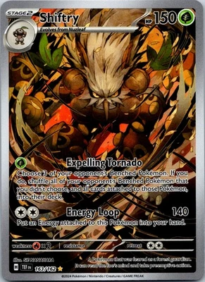 Shiftry Illustration Rare SV05: Temporal Forces 163/162 NM - Image 1 of 2