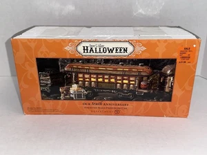Departamento 56 Snow Village Halloween Rieles embrujados "Coche de pasajeros" #808992 COMO NUEVO - Imagen 1 de 9